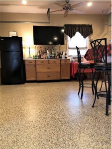 kitchen epoxy flake flooring